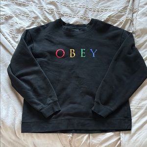 Obey Black Men's Sweater